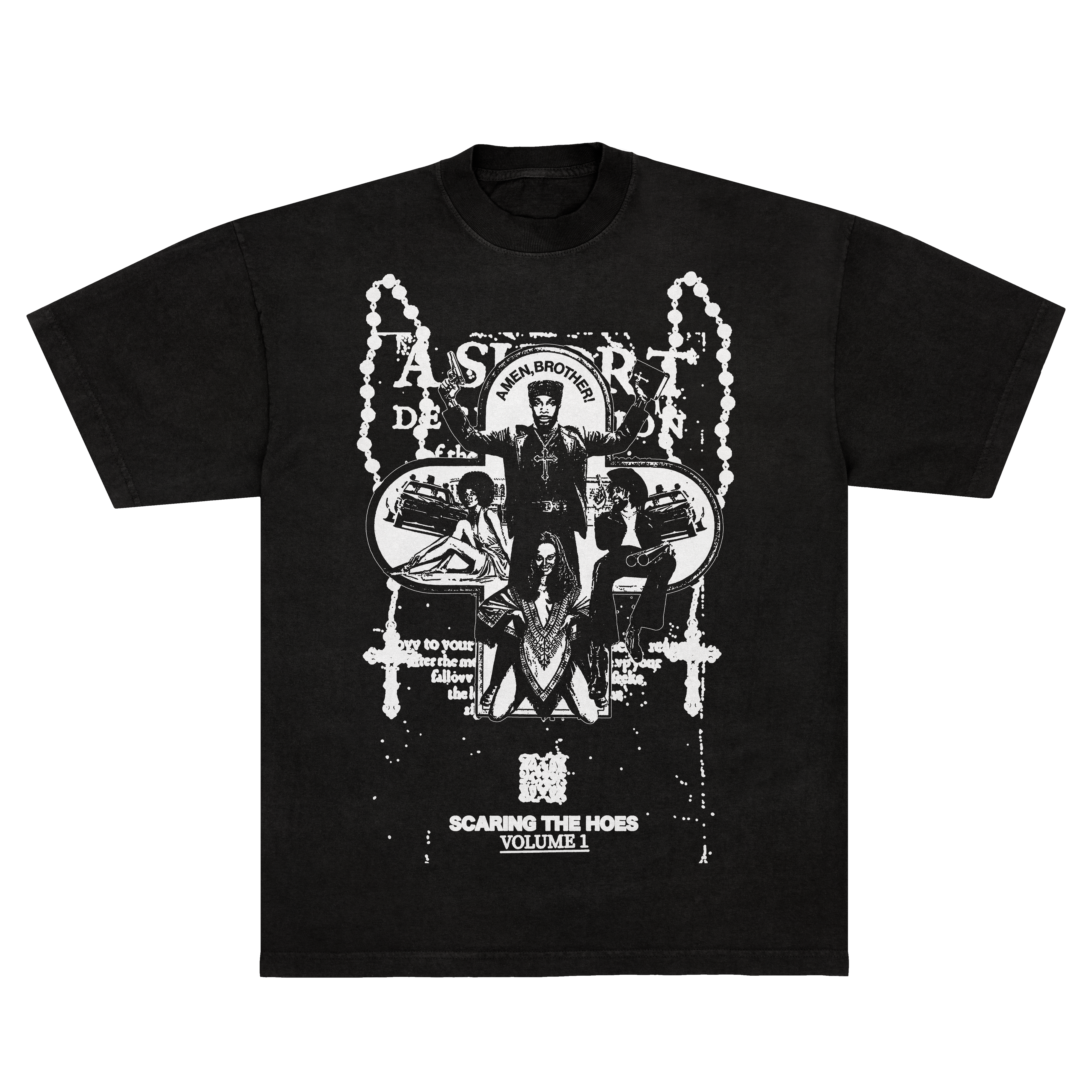 Amen Brother! Tee Black