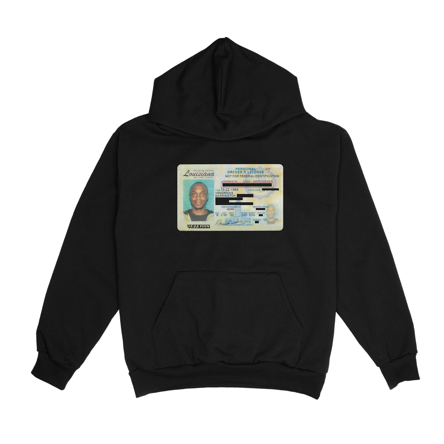 Veteran ID Hoodie (Black)