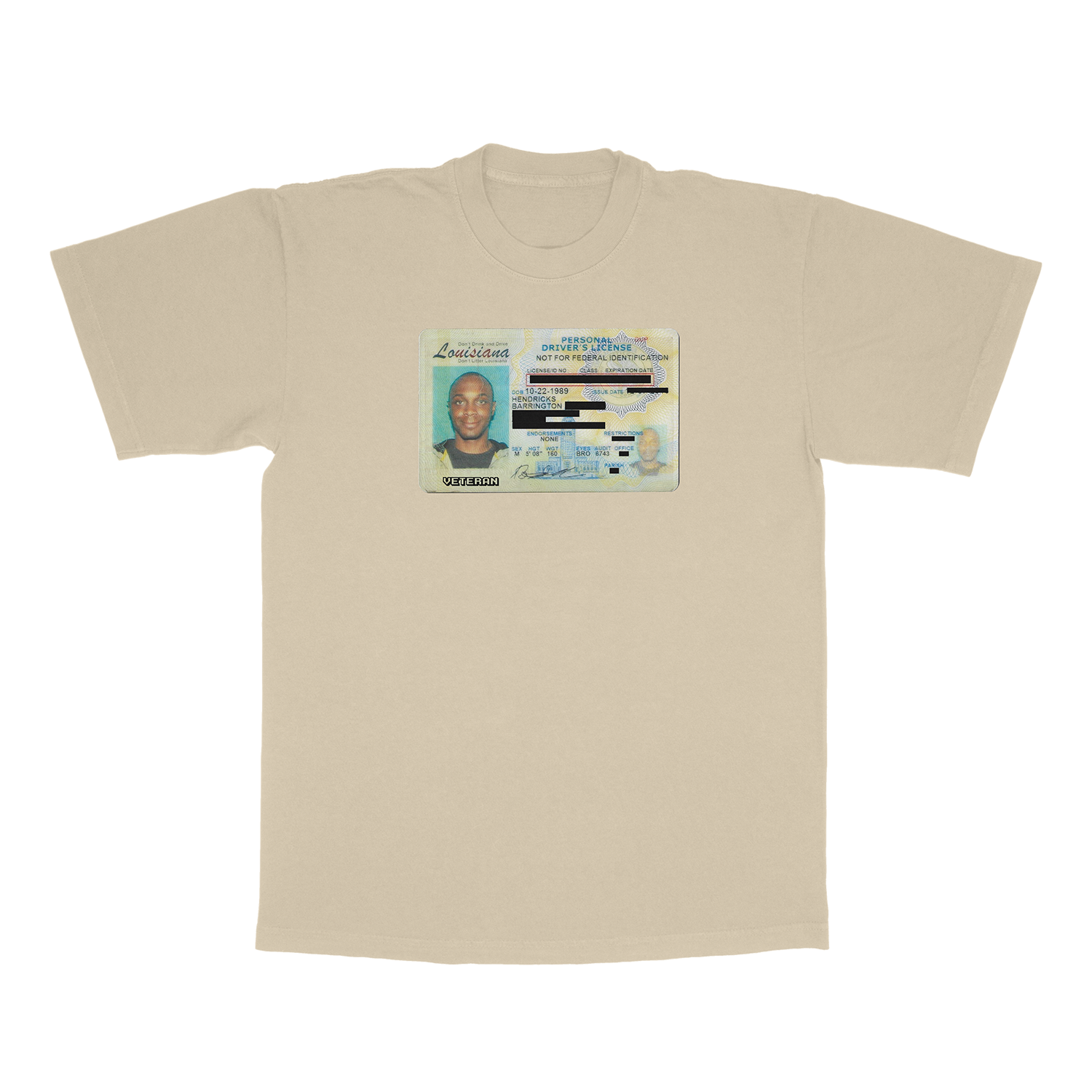 Veteran ID Tee (Beige)