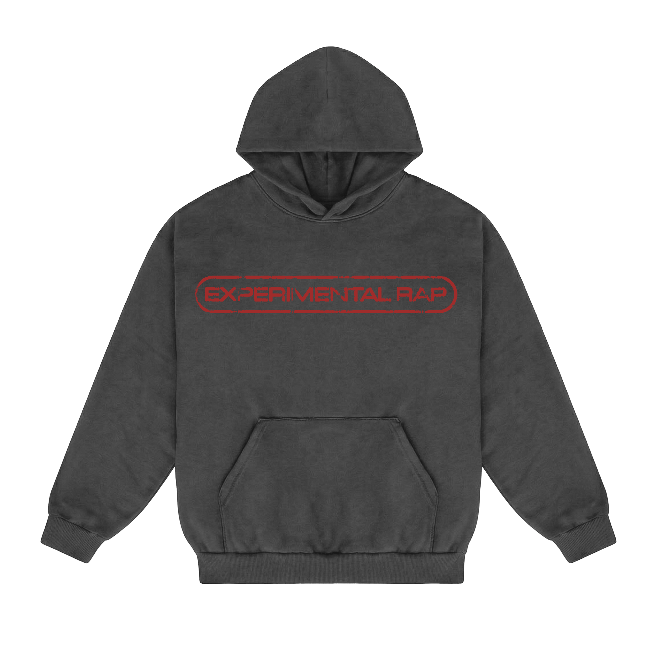 Experimental Rap Logo Hoodie Vtg Black