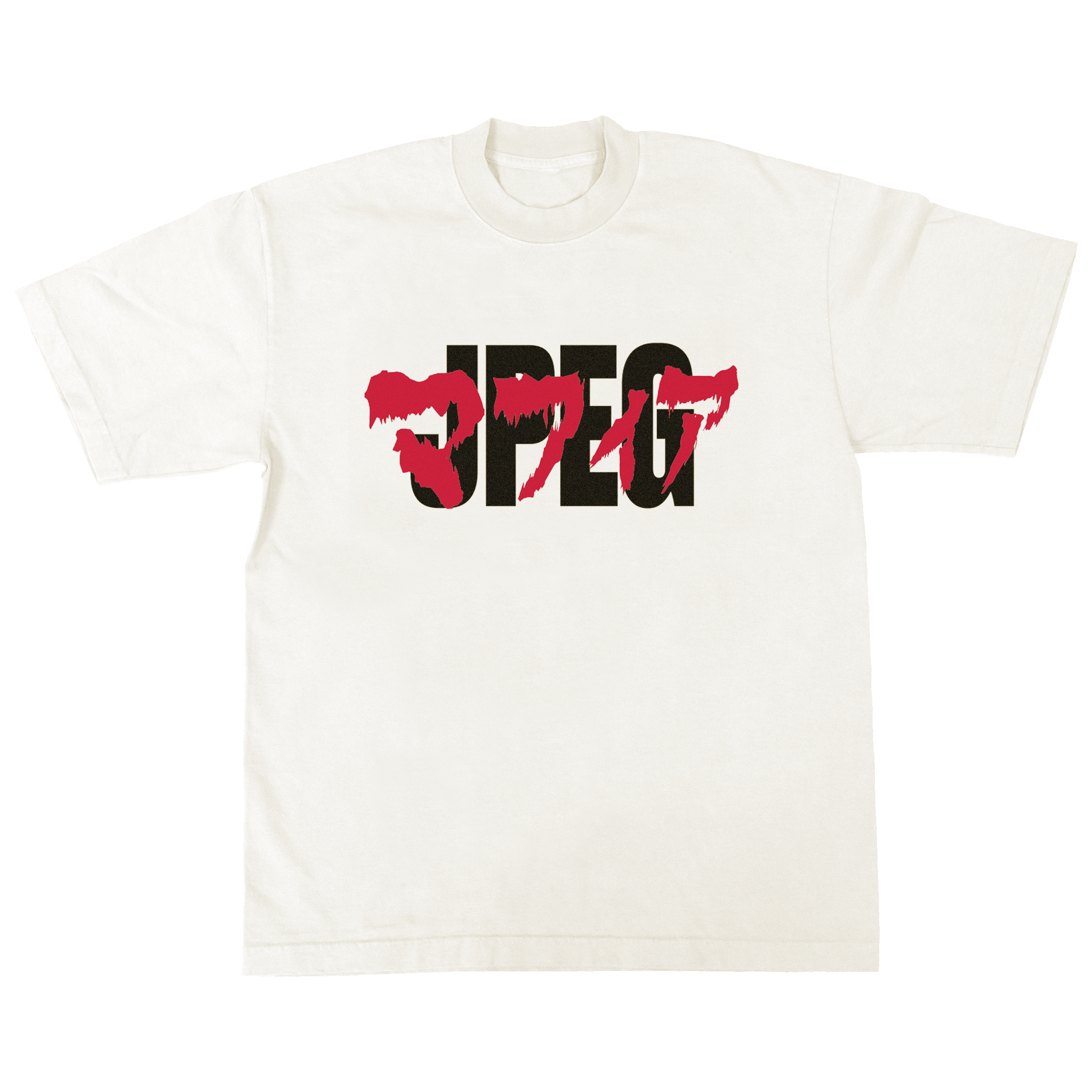 Tee top off white