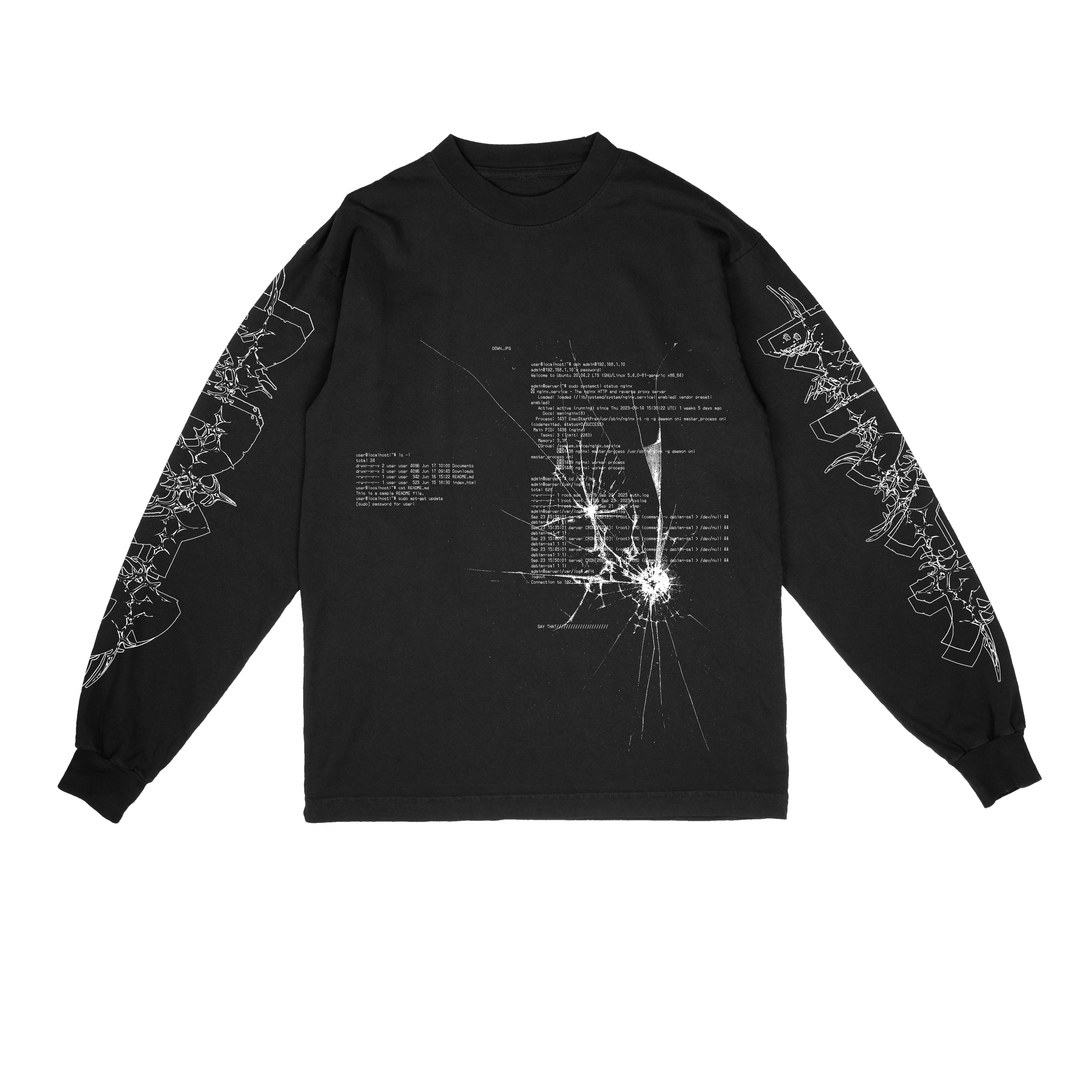 Down Longsleeve Tee