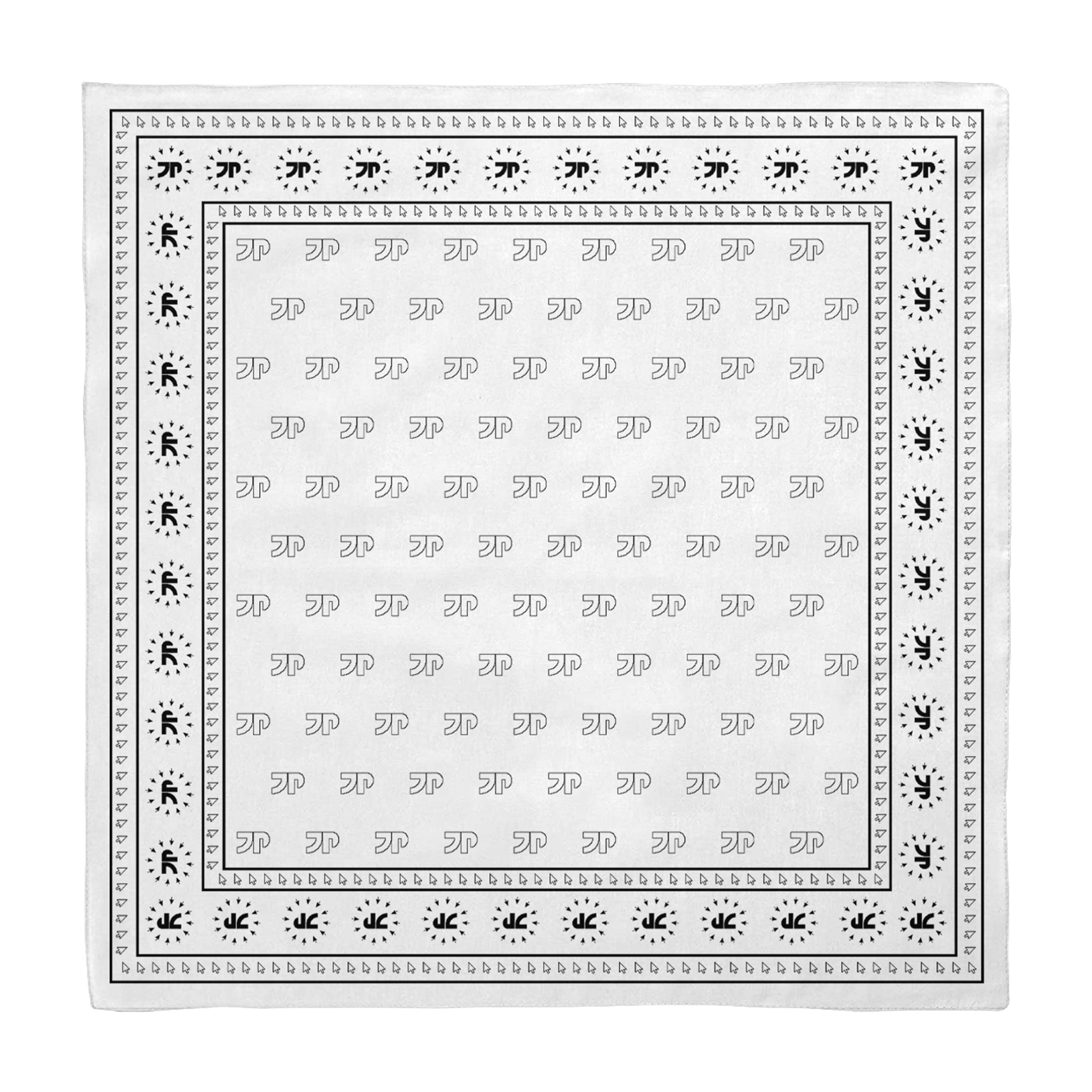 JP Logo Bandana (White)