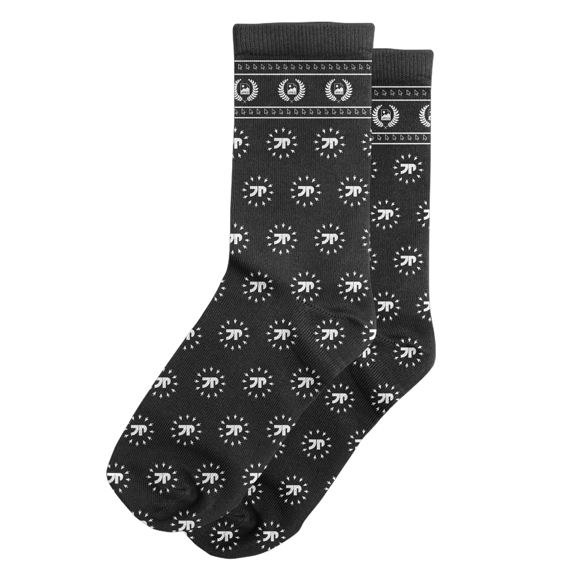 JP Logo Socks (Black)