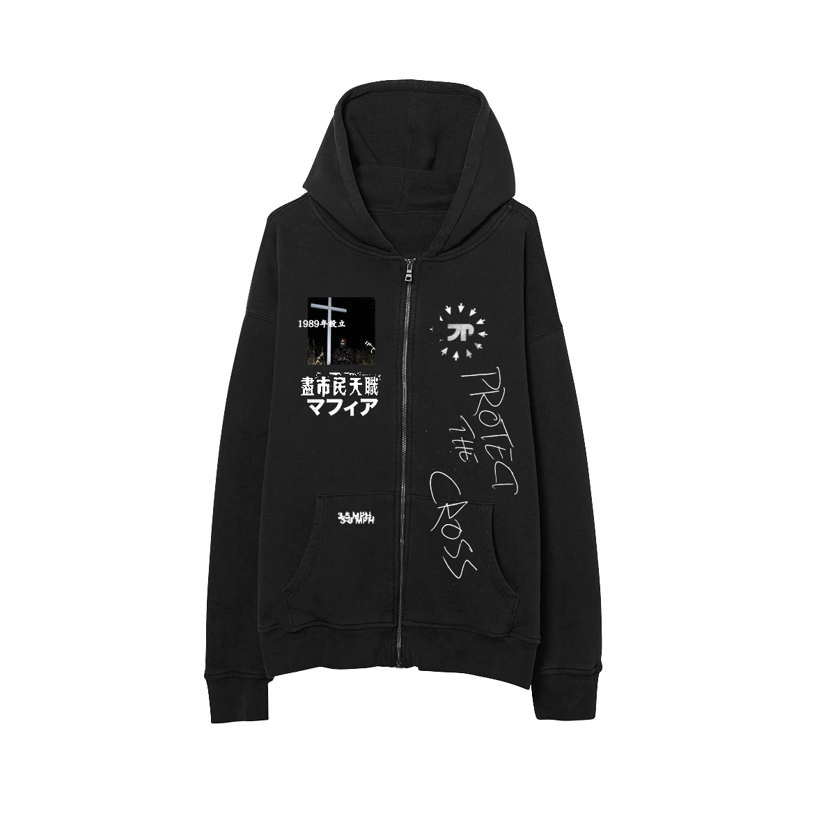 ILDMLFY Night Mode Zip Up Hoodie