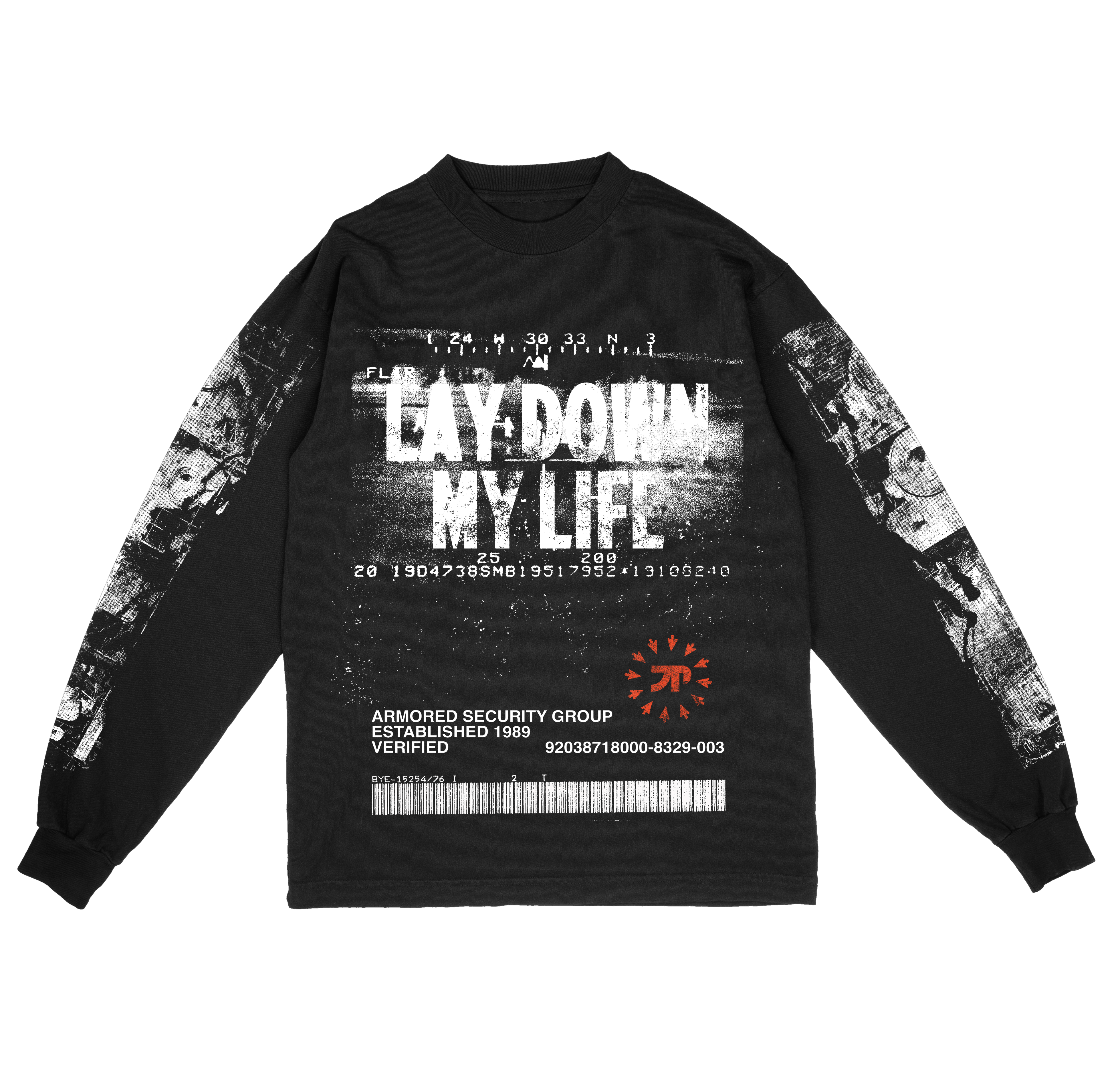 I LAY DOWN MY LIFE FOR YOU Tour Longsleeve Tee (Part 2) (Black)