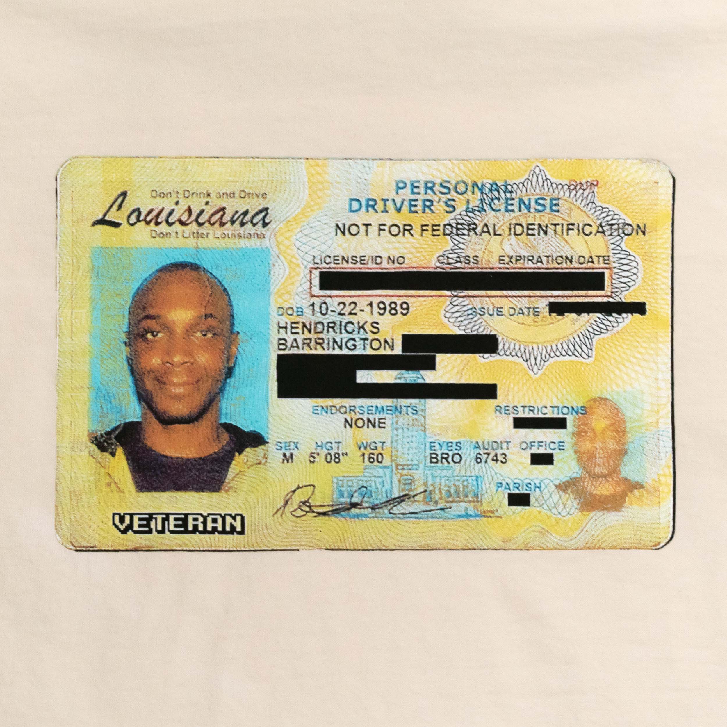 Veteran ID Tee (Natural)